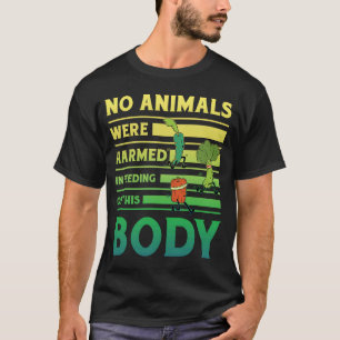 Er zijn geen dieren beschadigd bij het voeden van  t-shirt