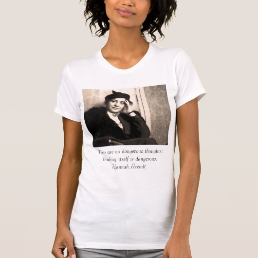 Er zijn geen gevaarlijke gedachten; thinki... t-shirt (Voorkant)