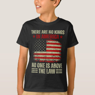 Er zijn geen koningen in Amerika, niemand staat bo T-shirt