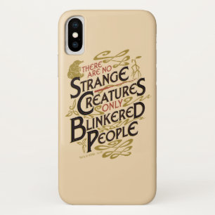 Er zijn Geen Vreemde Schepselen iPhone X Hoesje