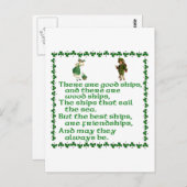 Er zijn goede schepen. briefkaart (Voorkant / Achterkant)