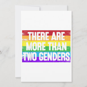 Er zijn meer dan 2 Genders t Shirt twee Gift Manne Kaart