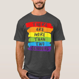 Er zijn meer dan twee Genders LGBTQ T-shirt