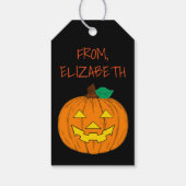Er zijn meer traktaties voor mijn mensen Halloween Cadeaulabel (Achterkant)
