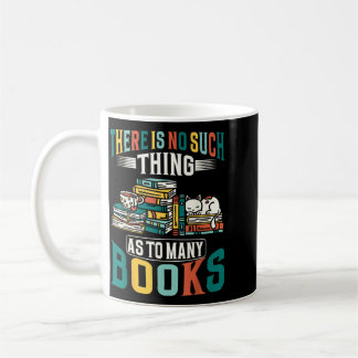 Er zijn nooit te veel boeken koffiemok