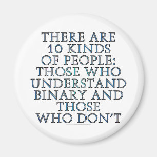 Er zijn tien soorten mensen... magneet