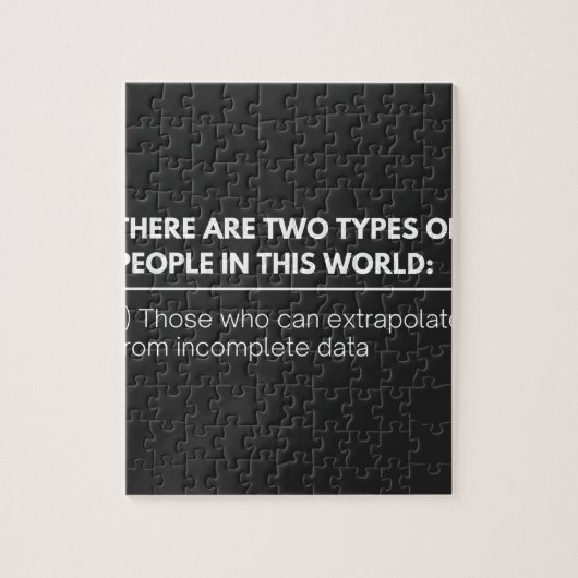 Er zijn twee SOORTEN mensen in deze wereld: Legpuzzel (Verticaal)