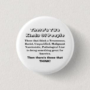 Er zijn twee soorten mensen.... ronde button 3,2 cm