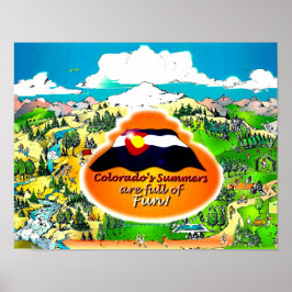 Er zijn veel dingen te genieten in Colorado Poster