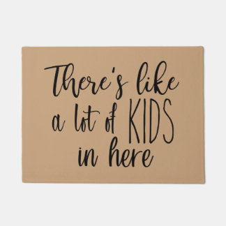 Er zijn veel Kinderen in Doormat Deurmat