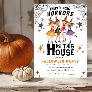 Er zijn wat verschrikkingen in dit huis Halloween Kaart