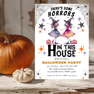 Er zijn wat verschrikkingen in dit huis Halloween Kaart