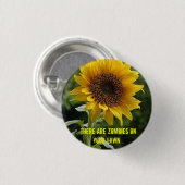 Er zijn Zombies... -Rond Ronde Button 3,2 Cm (Voorkant /achterkant)