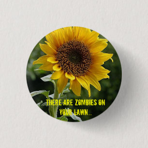 Er zijn Zombies... -Rond Ronde Button 3,2 Cm