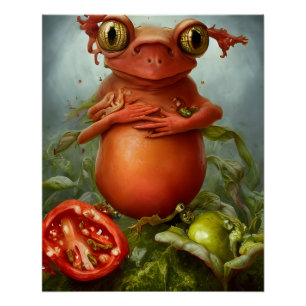 Er zit een creatie in mijn salade perfect poster