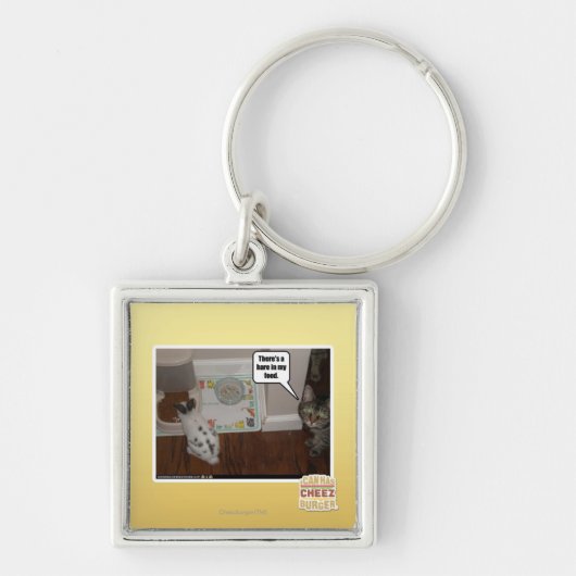 Er zit een haring in mijn eten. sleutelhanger (Voorkant)