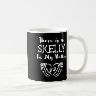 Er zit een skelet in mijn buik Halloween M Koffiemok