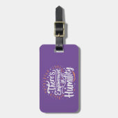 Er zit empowerment in nederigheid bagagelabel (Voorkant verticaal)