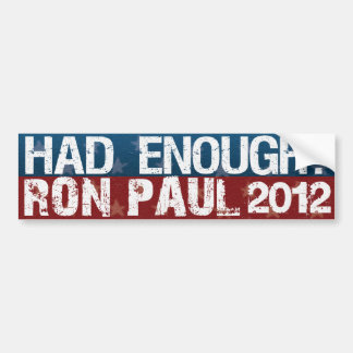 Er Zit Genoeg Op Bumpersticker