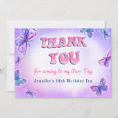 Eras Anniversaire Carte de remerciements (Devant)