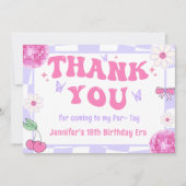 Eras Anniversaire Carte de remerciements (Devant)