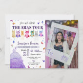 Eras Anniversaire Fête Photo Invitation (Devant)