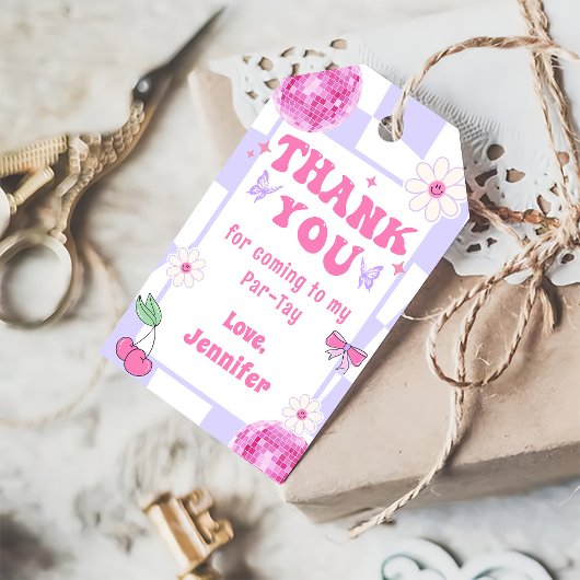 Eras verjaardagsfeestje cadeau Labels Cadeaulabel