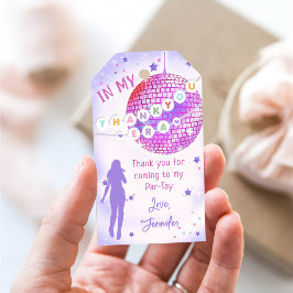 Eras Verjaardagsfeestje Vriendschap Armband Dank u Cadeaulabel