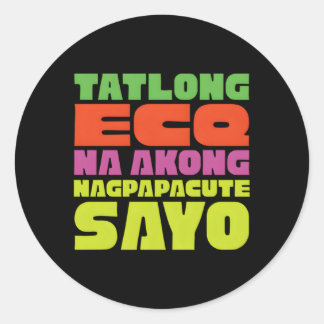 Eraserheads Song Ecq Edition Ronde Sticker