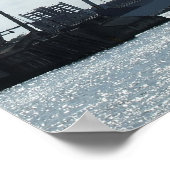 Erasmus brug en Euromast Poster (Hoek)