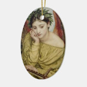 "Erato, Muse of Lyric Poetry" Keramisch Ornament (Links)