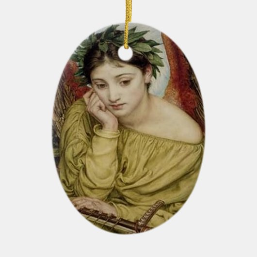 "Erato, Muse of Lyric Poetry" Keramisch Ornament (Voorkant)