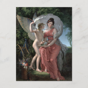 Erato Muse van Lyrical Poetry door Charles Meynier Briefkaart