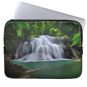 Erawan Waterfall Kanchanaburi, Thailand Laptop Sleeve