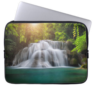 Erawan Waterfall Kanjanaburi Thailand Laptop Sleeve