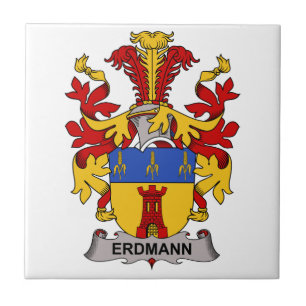 Erdmann Family Crest Tegeltje