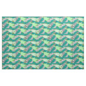 Ère atomique a inspiré le tissu d'art abstrait (Fat Quarter)