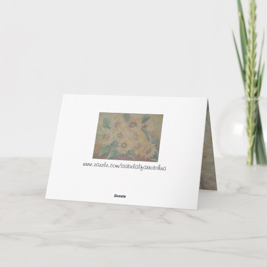 ?ère carte d'anniversaire (Dos)