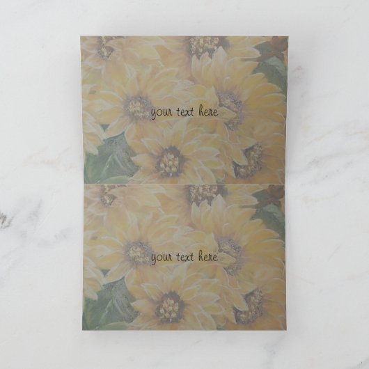 ?ère carte d'anniversaire (Intérieur)