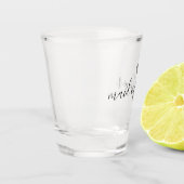 Ere-juffrouw | Aanpasbaar naam-script Shot Glas (Links)