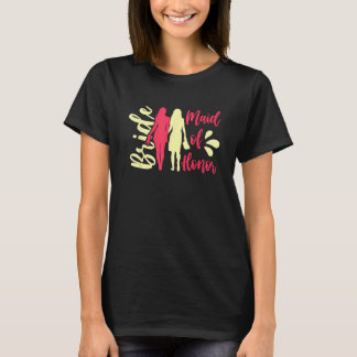 Ere-juffrouw Bruid Bruiloft Bachelorette Feest Ere T-shirt