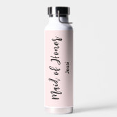 Ere-juffrouw Roze Bruiloftsborrel Waterfles (Links)