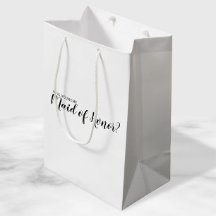 Ere-meisje Moderne Aanzoek Medium Cadeauzakje