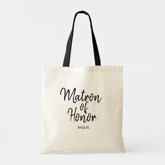 Erebevelhebber | Script Stijlvolle Bruidsmeisje Tote Bag (Achterkant)