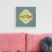 Erebor - BILBO BAGGINS™-naam Canvas Afdruk (Insitu (Woonkamer))