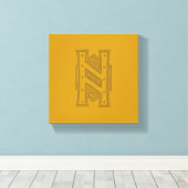 Erebor - H-symbool Canvas Afdruk (Insitu (Houten vloer))