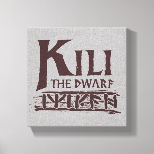 Erebor - Kili Name Canvas Afdruk (Voorkant)