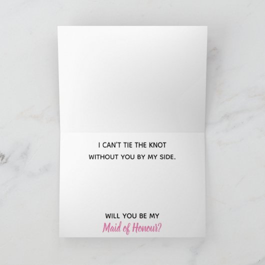 Erebruidsmeisje-voorstel (Binnen)