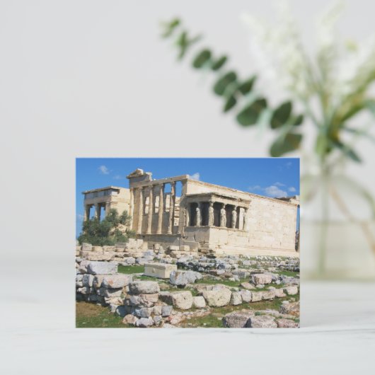 Erechtheum Acropolis - GRIEKENLAND Briefkaart (Staand voorkant)