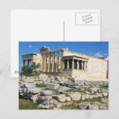 Erechtheum Acropolis - GRIEKENLAND Briefkaart (Voorkant / Achterkant)